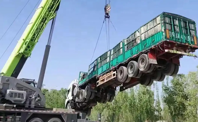 北湖区道路脱困救援案例